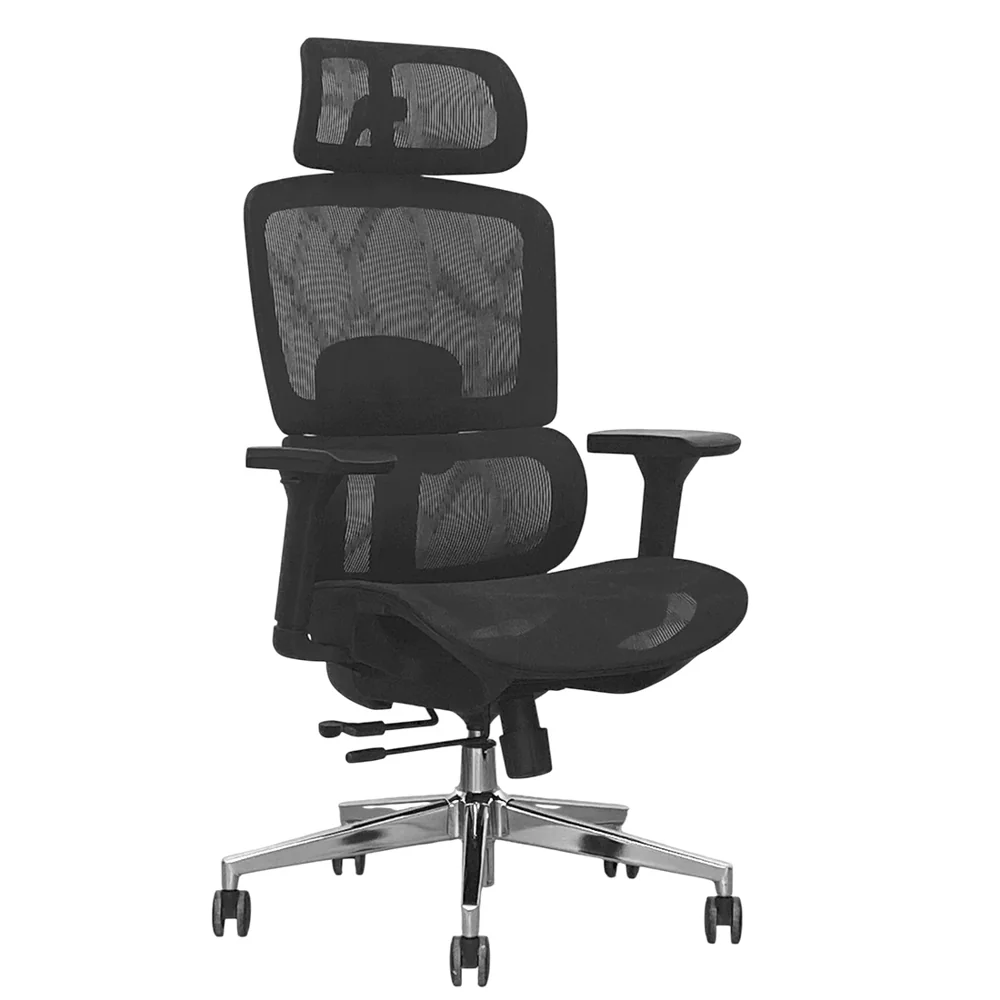 Кресло SitUp GARFILD LUX (Гарфилд Люкс) Chrome (сетка Black/сетка Black)