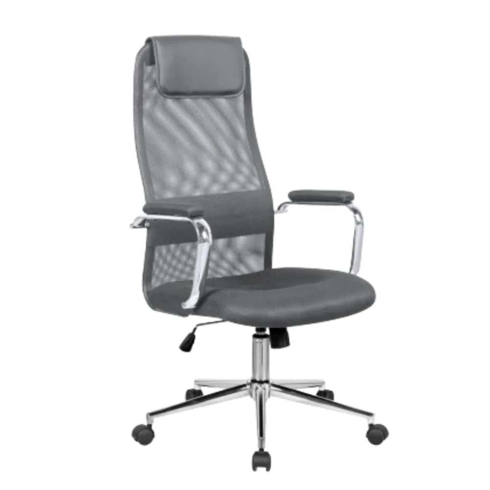 Кресло SitUp ALFA (Альфа) Chrome (сетка Grey/ткань Grey)