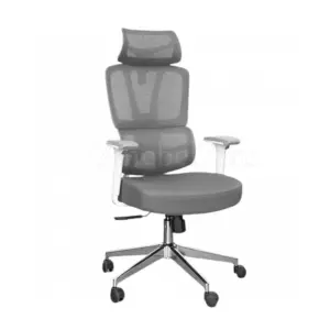 Кресло SitUp PALMA (Пальма) White Chrome (сетка Grey/Grey)