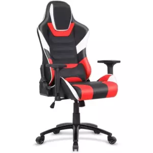 Кресло SitUp MILLER (Миллер) PL (экокожа White/Red/Black)