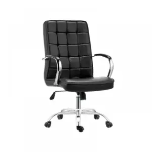 Кресло SitUp BASEL (Базель) Chrome (экокожа Black) (MIX-31)