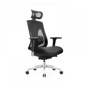 Кресло SitUp GALAXY (Гэлэкси) Chrome (сетка Black/ткань Black)
