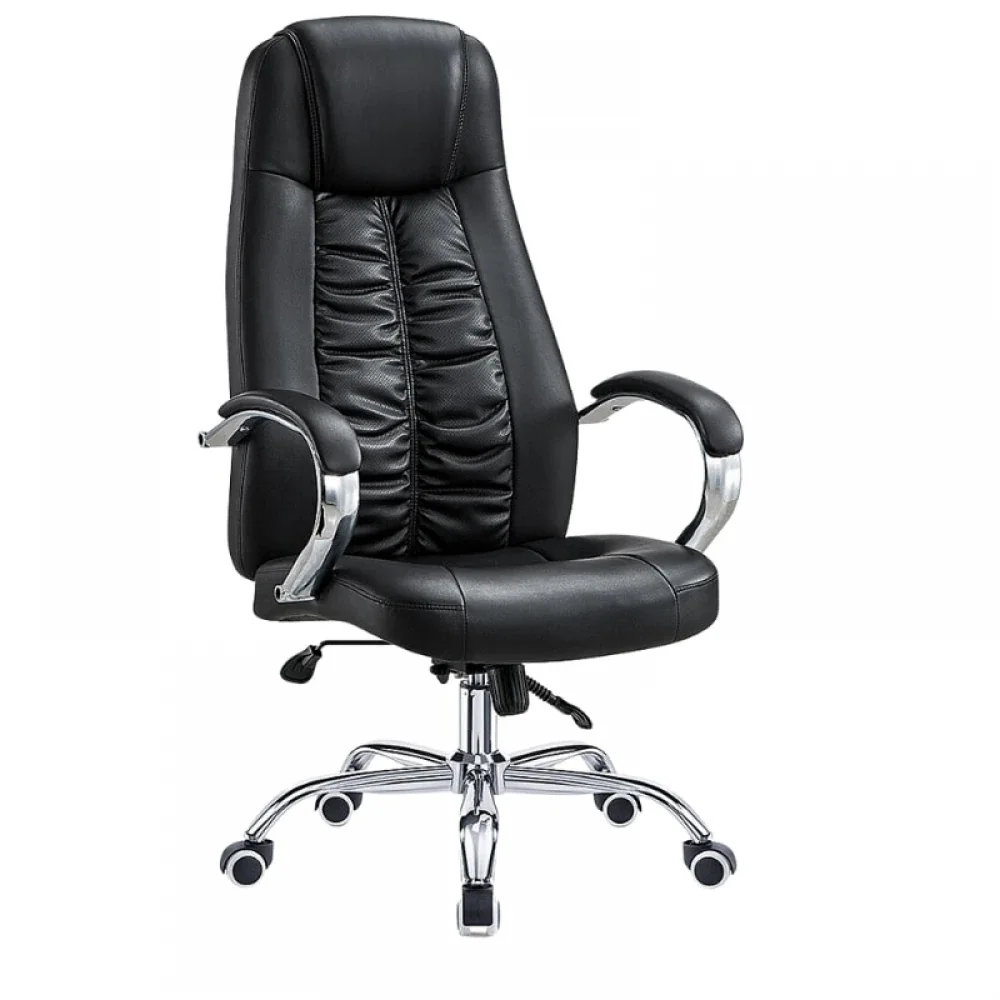 Кресло SitUp ROGER (Роджер) Chrome (экокожа Black)