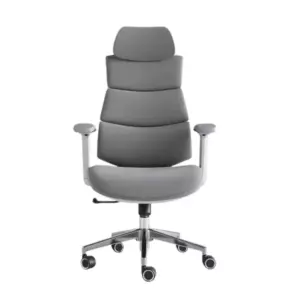 Кресло SitUp CROCUS (Крокус) White Chrome (сетка Grey/Grey)