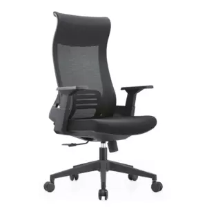 Кресло SitUp Record (Рекорд) LUX BLACK (сетка Black/Black)