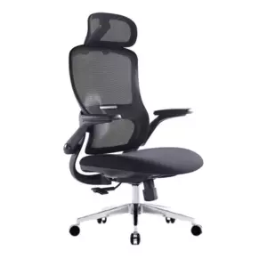 Кресло SitUp SITY (Сити) Black Chrome (сетка Black/Black )