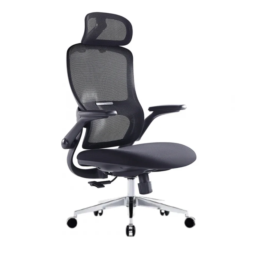 Кресло SitUp SITY (Сити) Black Chrome (сетка Black/Black )
