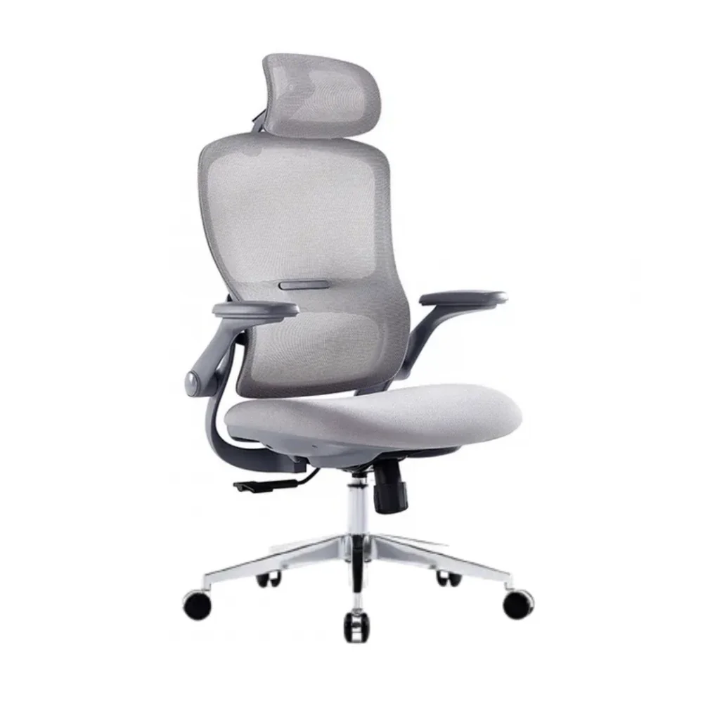 Кресло SitUp SITY (Сити) Grey Chrome (сетка Grey/Grey)